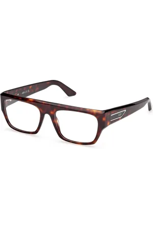 GCDS Tilbehør, unisex, Brun, 53 MM, Uld, Stilfulde Briller i Farve 052