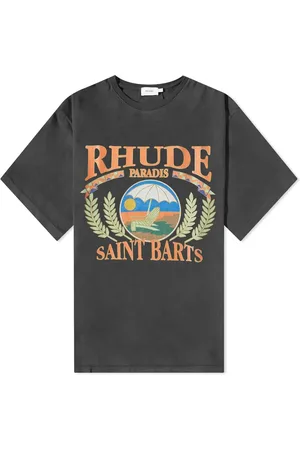 Rhude Top, Herre, Sort, XL, Bomuld, Beach Chair Tee