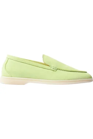 Scarosso Sko, Dame, Grøn, 39 EU, Suede, Grøn Matcha Suede Loafer