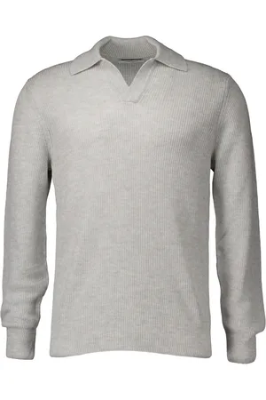 Gran Sasso Sweathshirts & Hoodies, Herre, Grå, XL, Lys grå sweater