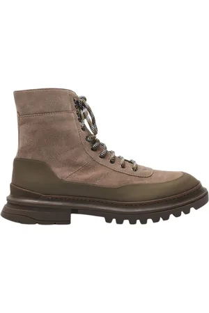 Scarosso Sko, Herre, Brun, 46 EU, Suede, Federico Taupe Suede Støvler