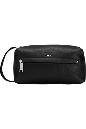 HUGO BOSS Taske, Herre, Sort, ONE SIZE, Læder, Sort herreclutch taske
