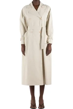 Max Mara Frakke, Dame, , 2XS, Linned, Linned Vandtæt Frakke