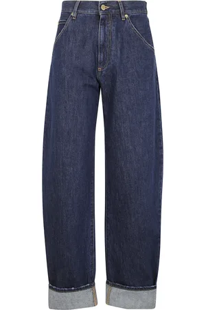 DARKPARK Jeans, Dame, Blå, W27, Denim, Barrel Leg Denim Jeans
