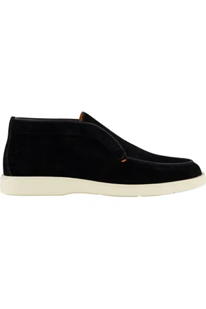 santoni Sko, Herre, Sort, 41 1/2 EU, Læder, Detroit Ankelstøvler