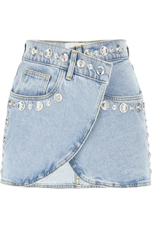 COPERNI Nederdel, Dame, Blå, XS, Uld, Stilfuld Gonne til et trendy look