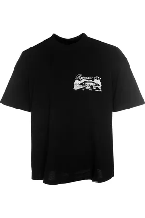 Represent Top, Herre, Sort, XL, Bomuld, Race Way Graphic Tee