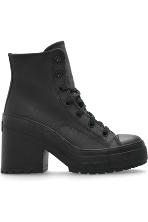 Converse Sko, Dame, Sort, 41 EU, Læder, Hælede sko A06145C