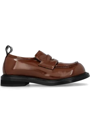 Moschino Sko, Dame, Brun, 37 EU, Læder, Loafers type sko