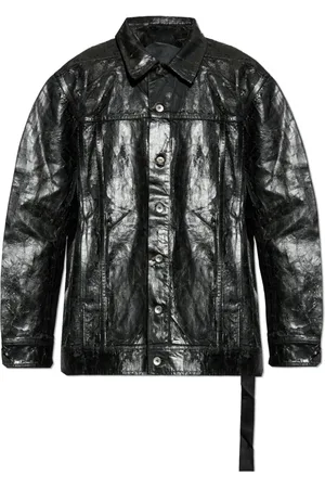 Rick Owens Jakke, Herre, Sort, L, Bomuld, Jumbo Worker Jakke