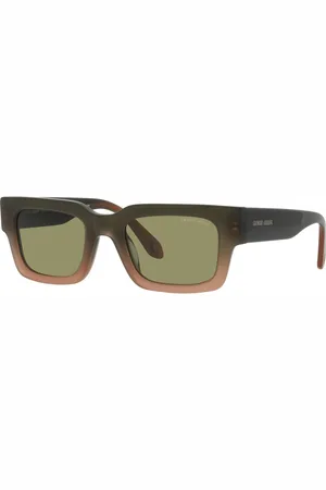 Giorgio Armani Tilbehør, Herre, Grøn, 52 MM, Solbriller AR 8184U