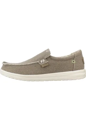 Hey dude Sko, Herre, Brun, 42 EU, Flettede Loafers