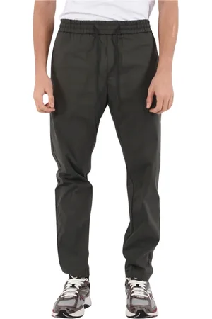 Dondup Bukser, Herre, Grå, W38, Bomuld, Bomuld slim fit bukser