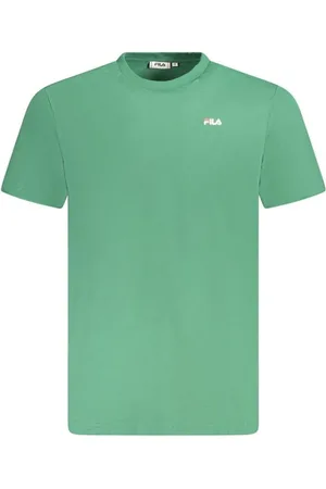 Fila Top, Herre, Grøn, L, Bomuld, Trykt Bomulds T-shirt