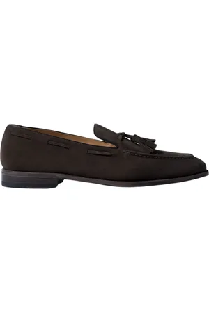 Scarosso Sko, Herre, Brun, 48 EU, Suede, Letvægts Suede Duccio Loafers