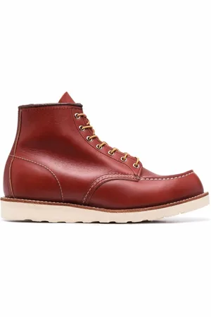 Red Wing Sko, Herre, Rød, 41 1/2 EU, Læder, Flade ankelstøvler med snøre