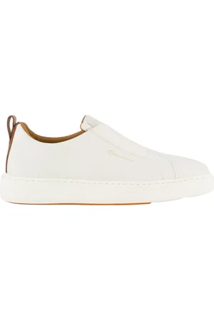 santoni Sko, Herre, Hvid, 40 EU, Læder, Victor Sneaker