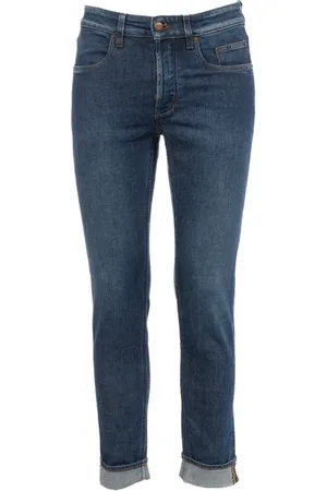 Siviglia Jeans, Herre, Blå, W32, Denim, Blå Denim Slim Fit Bukser