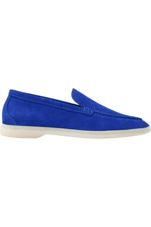 Scarosso Sko, Dame, Blå, 37 EU, Suede, Ludovica Loafers