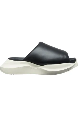 Rick Owens Sko, Dame, Sort, 37 EU, Læder, Geth Puffer Slides