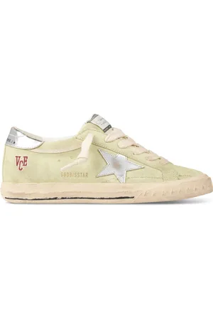 Golden Goose Sko, Dame, Grøn, 37 EU, Uld, Superstar Grønne Vintage Sneakers