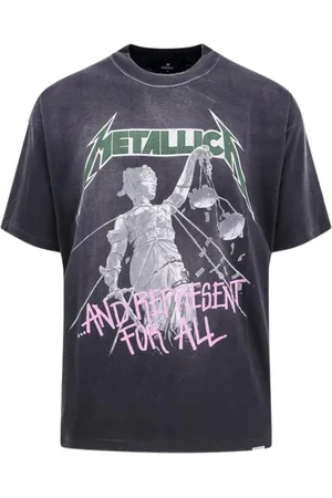 Represent Top, Herre, Sort, M, Bomuld, Justice Tee