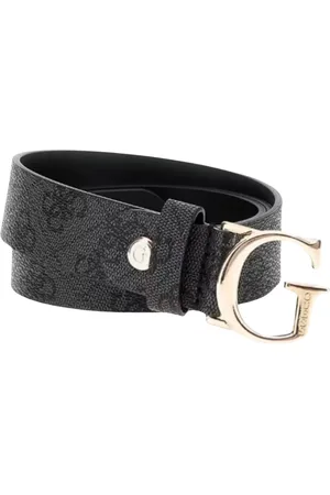 Guess Tilbehør, Dame, Sort, M, Uld, Noelle Logo ADJ Pant Belt
