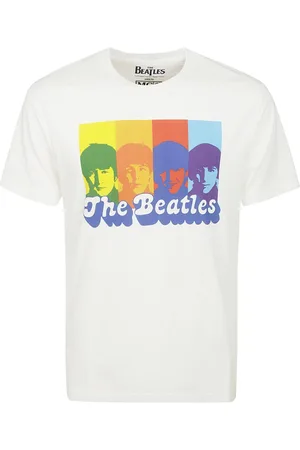 MC2 SAINT BARTH Top, Herre, Flerfarvet, S, Bomuld, Hvid Bomulds T-shirt med Logo Print