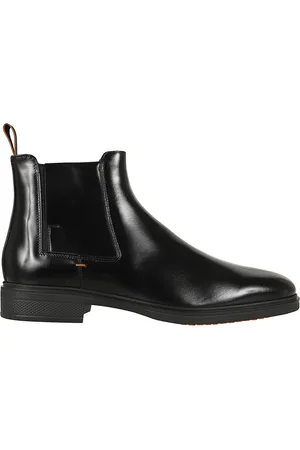 santoni Sko, Herre, Sort, 44 1/2 EU, Læder, Sort Lette Sko