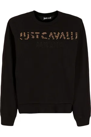 Roberto Cavalli Sweathshirts & Hoodies, Dame, Sort, XS, Bomuld, Sweaters