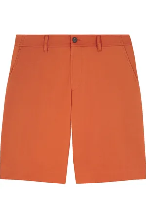 Maison Kitsuné Shorts, Herre, , 4XS, Bomuld, Bomuldsshorts med Knaplukning