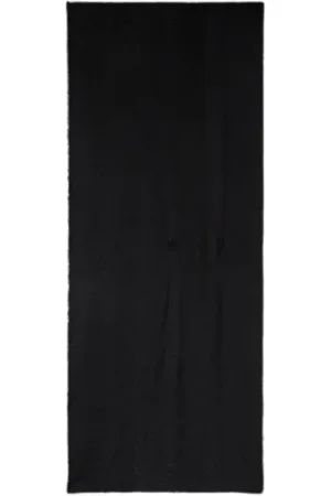 Liu Jo Tilbehør, Dame, Sort, ONE SIZE, Monogram Jacquard Stola Tørklæde