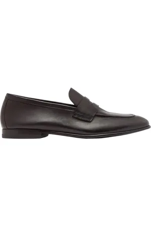 Scarosso Sko, Herre, Brun, 42 EU, Tyl, Brune Kalveskinds Penny Loafers