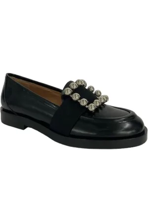 ROBERTO FESTA Sko, Dame, Sort, 36 EU, Sorte Flade Loafers