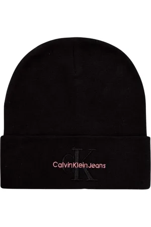 Calvin Klein Tilbehør, Dame, Sort, ONE SIZE, Bomuld, Sort Logo Broderet Bomuldskasket