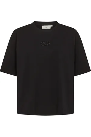 Copenhagen Muse Top, Dame, Sort, XS, Bomuld, Oversized Sort T-shirt