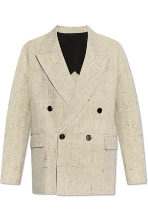 Bottega Veneta Jakke, Herre, Grå, L, Bomuld, Double-breasted Blazer
