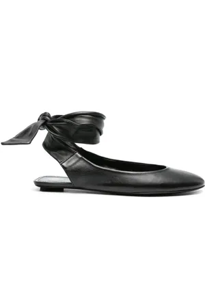 The Attico Sko, Dame, Sort, 36 EU, Læder, Cloe Ballerina Sko