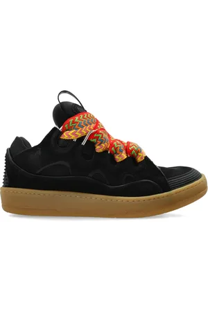 Lanvin Sko, Herre, Sort, 42 EU, Læder, Curb Sneakers