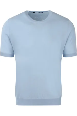 TAGLIATORE Top, Herre, Blå, XL, Bomuld, Josh Bomuldstrik T-Shirt