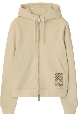 Burberry Sweathshirts & Hoodies, Dame, , XS, Bomuld, Logo Pocket Zip Hoodie
