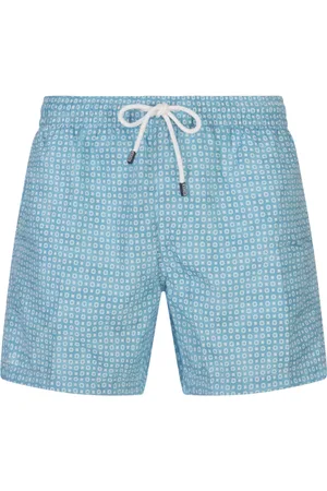FEDELI Badetøj, Herre, Flerfarvet, 2XL, Polyester, Badeshorts med mikromønster