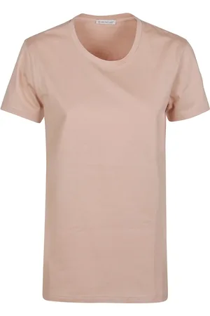 Moncler Top, Dame, Lyserød, S, Bomuld, T-shirts