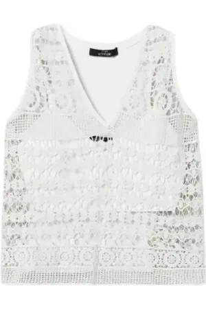 Twin-Set Top, Dame, , M, Blonde og Jersey Top