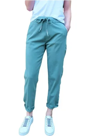 Masons Bukser, Dame, Grøn, 2XS, Bomuld, Casual-Chic Lyocell Blend Bukser