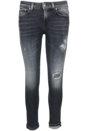 Dondup Jeans, Dame, Sort, W30, Bomuld, Monroe Skinny Jeans