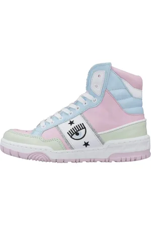 Chiara Ferragni Sko, Dame, Lyserød, 37 EU, Uld, Lace-Up Sneakers