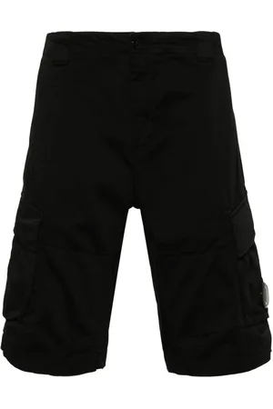 C.P. Company Shorts, Herre, Sort, S, Bomuld, Logo Shorts