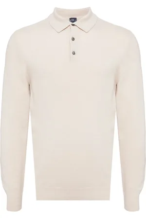 FEDELI Strik, Herre, , 3XL, Cashmere, Luksuriøs Cashmere Polo Shirt