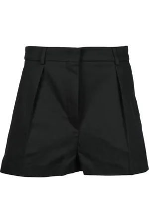 Sportmax Shorts, Dame, Sort, XS, Bomuld, Bomulds Elastan Shorts